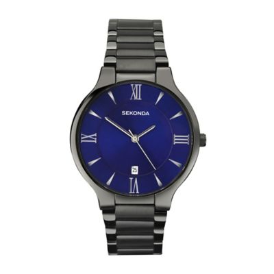 Sekonda Equinox Men's Blue Dial Bracelet Watch | H.Samuel