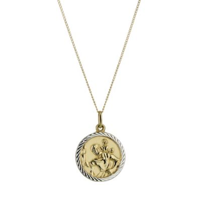 9ct Gold St Christopher Pendant | H.Samuel