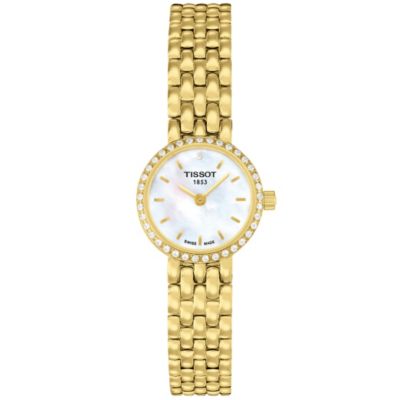Tissot Lovely ladies' diamond set gold plated bracelet watch - Ernest Jones