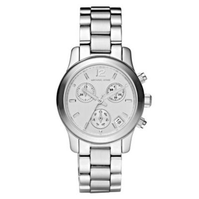 Michael Kors ladies' silver bracelet watch - Ernest Jones