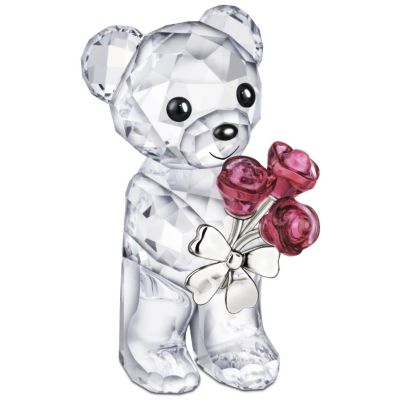 Swarovski Red Roses For You Kris Bear | H.Samuel